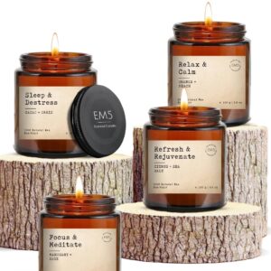 EM5 Aromatherapy Scented Candles Set of 4